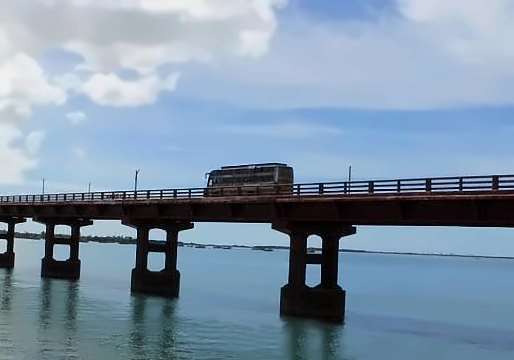 Annai Indira Gandhi Road Bridge, Rameshwaram